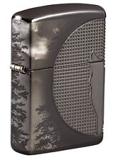 Zippo Armor Wolf Design Black Ice Pocket Lighter 49353-083523 picture