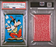 EXTREMELY RARE 1947 WU-PEE DISNEY CARD GAME GOOFY CARD PSA 8 NM-MINT POP 1 picture
