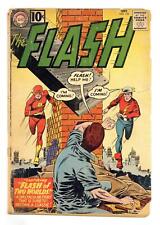 Flash #123 FR/GD 1.5 1961 1st SA app. of GA Flash, 1st mention of Earth-2 picture