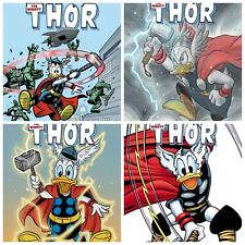 Marvel Disney Set Of 4 What If...? Donald Duck Became Thor #1 Noto  PRESALE 9/4 picture