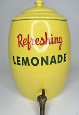Vintage Two’s Company Refreshing  Lemonade Ceramic Dispenser 14