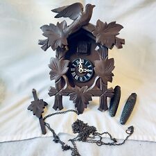 VTG Black Forest Cuckoo Clock Germany Bird Topper 1940’s picture