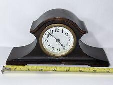 Antique Seth Thomas Wind Up Mantle Clock 4” Height & 8” Length, 60mm Clock Face picture