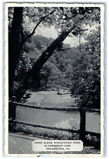 c1940's Scene Along wissahickon Creek Philadelphia Pennsylvania PA Postcard picture