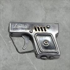 1950s Vintage Partner Gun Pistol Chrome Cigarette Lighter Made in Japan picture