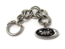 Vintage Keychain: Train Silver Tone Nice Design picture