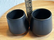 Black Joey Double Wall Ceramic 2pc set Coffee / Tea Mug by FELLOW 8 oz Capacity picture