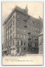 c1905 YMCA Building Exterior New Haven Connecticut CT Vintage Antique Postcard picture
