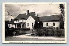 Administration Building Headquarters Shenandoah National Park Postcard picture