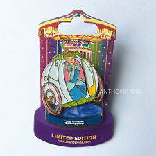 Disney Pin Hong Kong HKDL Carousel Pin Series LE300 Cinderella Pumpkin Coach New picture