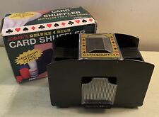Vintage JOBAR'S DELUXE AUTOMATIC 4 DECK CARD SHUFFLER Works picture