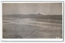 1918 Harbor View At Winter In Vladivostok Russia RPPC Photo Unposted Postcard picture