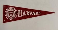 Harvard University Mini Pennant 9” Red White School Seal Felt Historical College picture