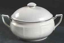Noritake Chandon Platinum Oval Covered Vegetable 1267331 picture