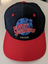 RARE Original Planet Hollywood London UK - Hat Cap Black Red Bill  LOOK picture