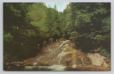 Postcard Scenic Sliding Rock On Looking Glass Creek North Carolina picture