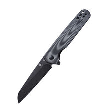 Kizer LP Folding Knife Black/Gray Micarta Handle 154CM Plain Black Blade V3610C1 picture