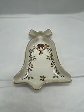 Mikasa Holiday Charm Fine Porcelain Christmas Bell Dish picture