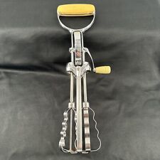 Vintage Flint Best EKCO Cream Color Manual Egg Beater Mixer Stainless Steel picture