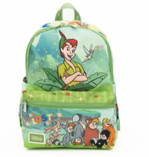 Disney Peter Pan 13-inch Nylon Backpack Deluxe Allover Print Tinkerbell picture