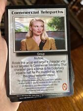COMMERCIAL TELEPATHS 1999 PSI CORPS BABYLON 5 CCG COLLECTORS CARD NEAR MINT picture