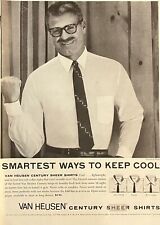 Rare 1950's Vintage Original Van Heusen Mens Fashion Suit Ad Advertisement picture