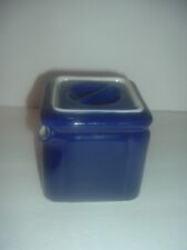 Hall China USA Cobalt Blue Square or Cube Teapot picture