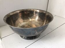 vintage Gorham YC 780 EP Silver Plated pedestal bowl 8
