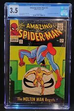 -🔥Amazing Spider-Man #35 (1966) CGC 3.5 2nd app the Molten Man/Stan Lee🔥 picture