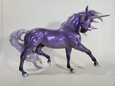 Breyer Custom Esprit Andalusian Unicorn to Glossy Purple Deco picture