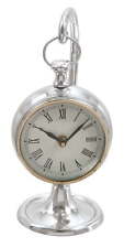 Silver Aluminum Pendulum Clock picture