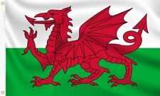 WALES FLAG - WELSH DRAGON FLAGS Hand, 3x2, 5x3, 8x5 Feet RUGBY UK FLAG SELLER picture