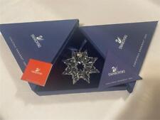 2003 Swarovski Crystal Annual Snowflake Christmas Ornament New w/Boxes Cert picture