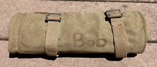 WW2 US Army Military Field Gear Equipment Roll Surgical Kit Bag picture