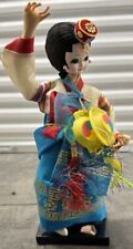 Vintage Korean Native Dolls Ceremonial Dress Vibrant Colors picture