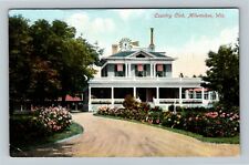 Milwaukee WI, Country Club Windmill, Wisconsin Jefferson c1910 Vintage Postcard picture