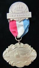 1912 ATLANTIC DEEPER WATERWAYS Assn Medallion NEW LONDON Ornate Whitehead Hoag picture