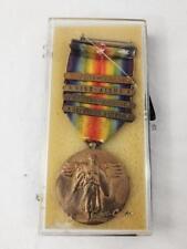 WWI Great War for Civilization Bronze War Medal (4 Bars) - Antique, 1914-1918 picture
