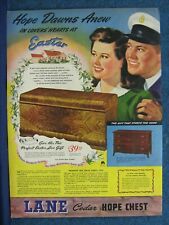 1944 Lane Cedar Hope Chest Ad - Easter - Model No. 2043 &  No. 1964 ~ Navy WW 2 picture
