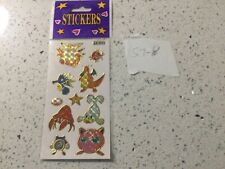 Vintage 1999 Pokemon Prism Sticker sheet Dragonite,Jiggypuff,POLIWAG and more picture