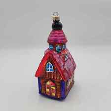Christopher Radko Chapel Hill Glass Church Christmas Ornament Cathedral picture