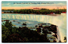Niagara Falls, New York, Terrapin Point, Canadian Falls Antique Vintage Postcard picture