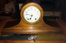 Antique New Haven Clock Co. Mantel Clock Works With Key picture
