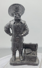 Michael Ricker Signed Pewter Halloween Pirate Boy with Chest Collectible 2000 picture