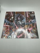 2012 Topps Star Wars Galaxy 7 Etched Foil Trading Cards Set Of 6 picture