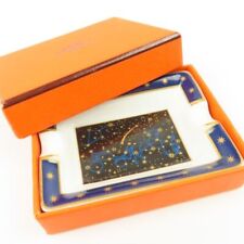 HERMES Porcelain Mini Ashtray Tray Constellation Hermes en Terre d'Etoiles w/Box picture