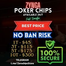 ZYNGAPOKER (100% No Ban) - 5T Chips picture