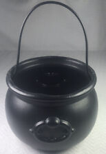 Stanley-Lawrence Co Blow Mold Cauldron Halloween Candy Pail 90s Vintage 8