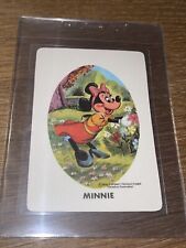 Vintage Rare Walt Disney Productions 🎥 Card Game Minnie Mouse Playing Card picture