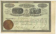 Carbonate Gold and Silver Mining Co. - 1880 dated Colorado Mining Stock Certific picture